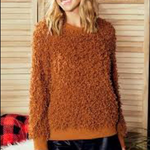 💃Pumpkin Spice Chenille Sweater - Picture 3 of 3